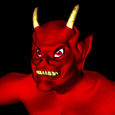 3d realistic devil