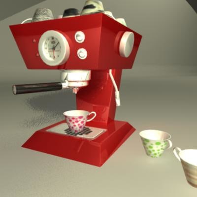 francis x5 espresso machine 3d ma