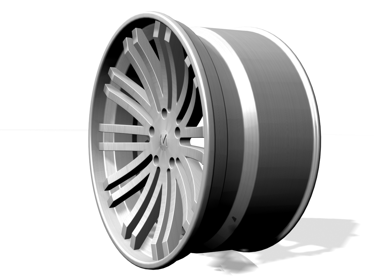 maya alloy wheel design