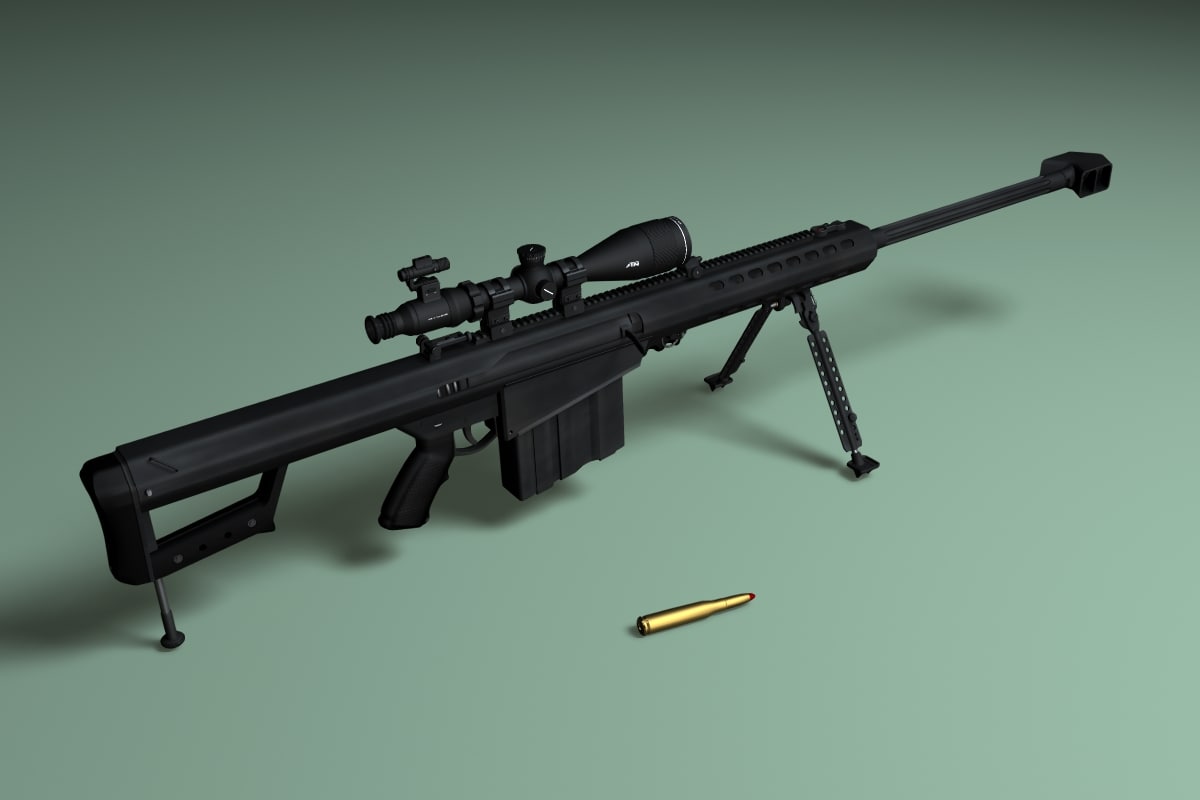 Barrett Ma1 50 Cal Sniper Rifle