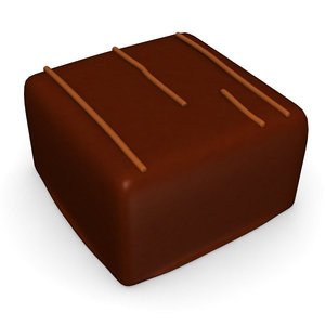 3d model chocolate candy