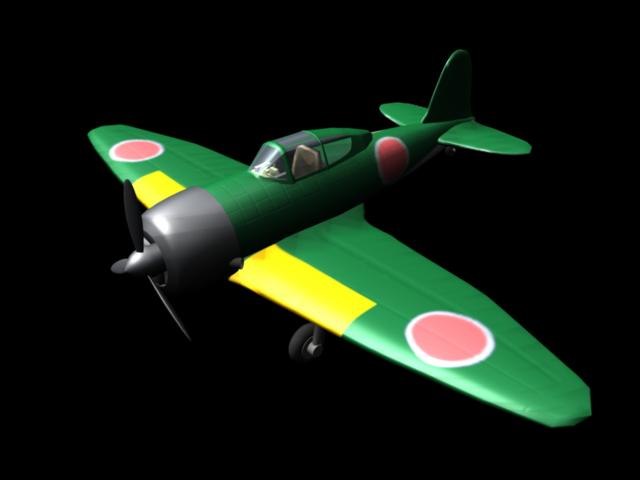 japanese zero toy plane