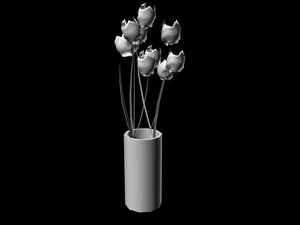 3ds max flowers