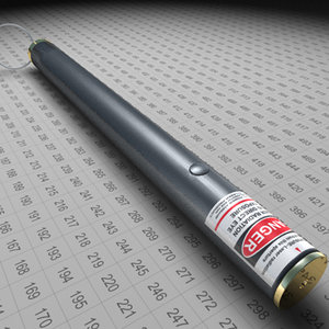 3d model of laser pointer typical