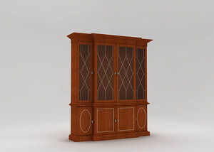 china cabinet 3d model