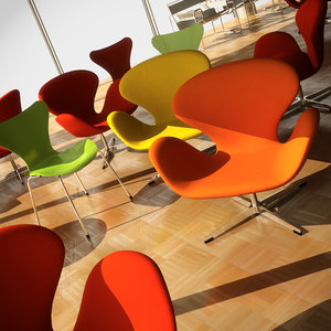 design furniture le corbusier 3d model