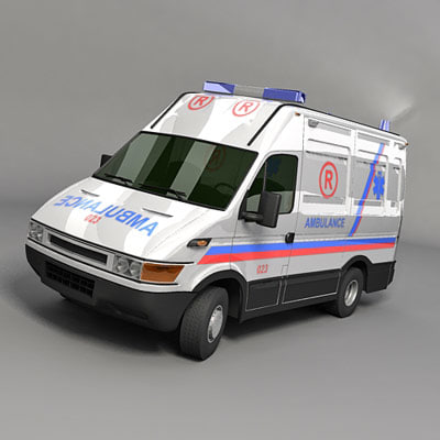 救护车v013d模型