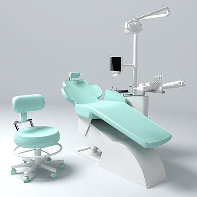 dentist chair 3d 3ds