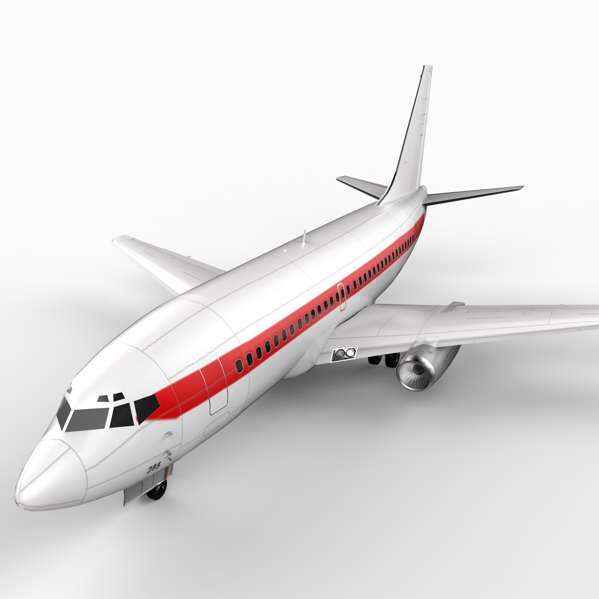 737 200 Generic 3d 3ds