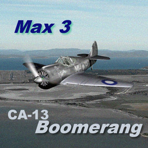 3d model australian ww2 fighter boomerang