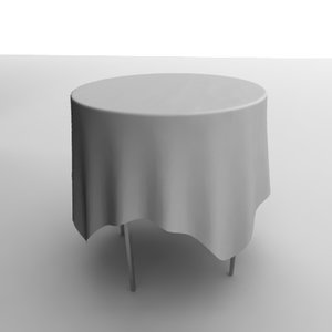3dsmax table tableclothes
