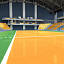 sport arenas basketball volleyball 3d c4d