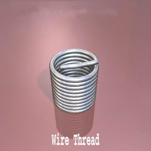 wire thread 3d max