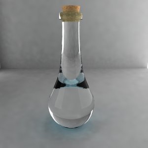3d model bottle