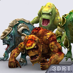 troll monsters 3d model