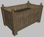 3ds 3 wooden planters wood