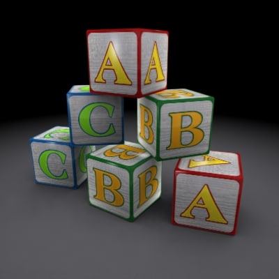 alphabet blocks toys