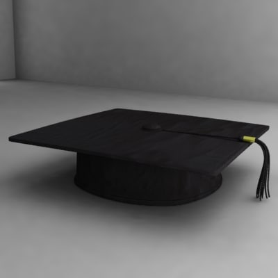 graduate 3d model stl free