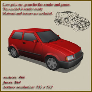 car games 3d model
