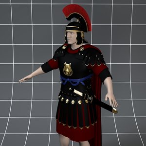 3d roman armor