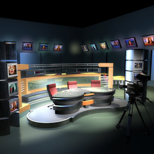 3ds tv news studio cameras