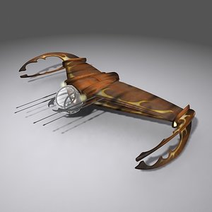fighter craft bubble 3d model