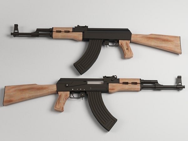 47 3. 3d model ак47 function. Модель АК 47. AK 47 3д модель. Модель АК 47 для 3d Max.