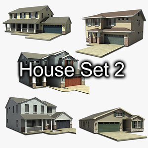 3d house set