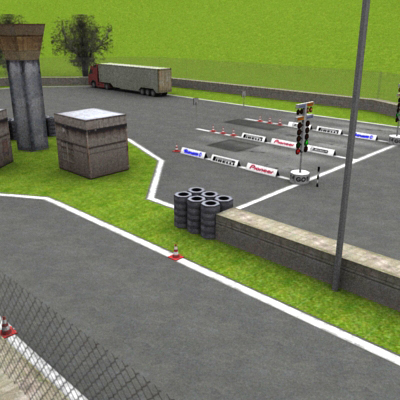 drag race track game