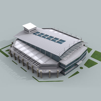 3d Model Indoor Sports Arena