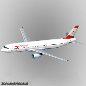 airbus a321 austrian airlines 3ds