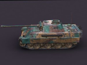 3d german tank panther