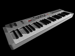 3d model midi keyboard