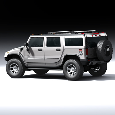 Hummer h2 3d model