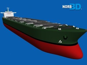 bulk ship 3d 3ds