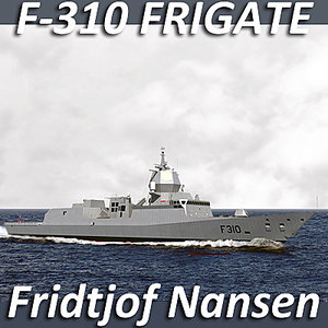 3ds max nansen class frigates royal
