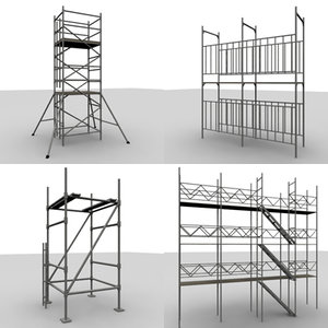3d model scaffold tower