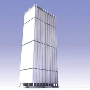 chase manhattan plaza building 3d 3ds