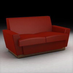 frank lloyd wright classic sofa 3ds