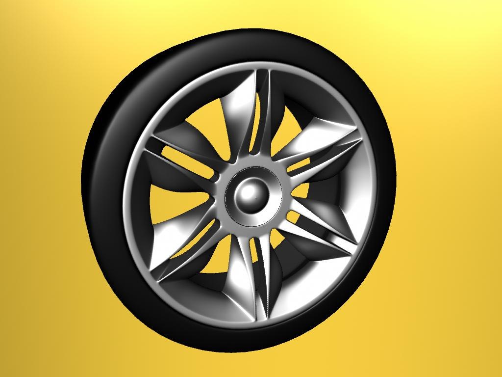 3d sport wheel model