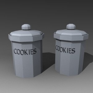 cookie jar 3d model