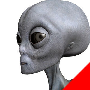 3ds max gray alien
