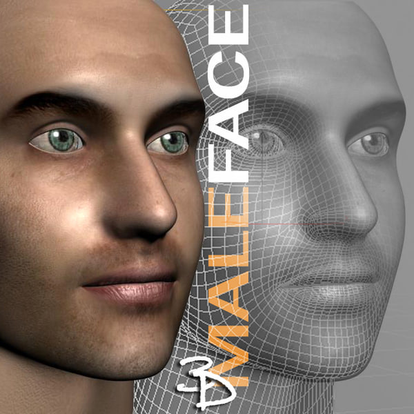 無料男性の顔3dモデル Turbosquid