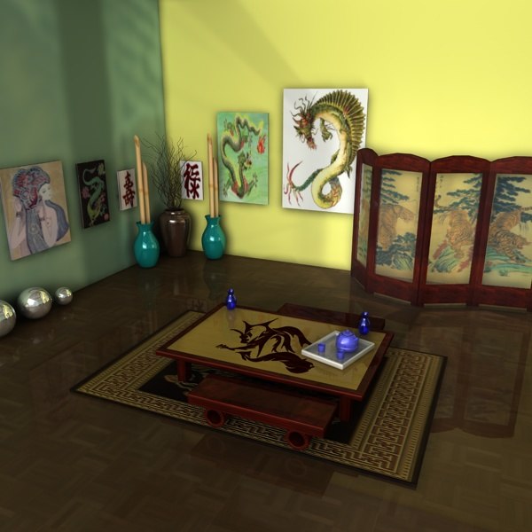 chinese room 3d 3ds