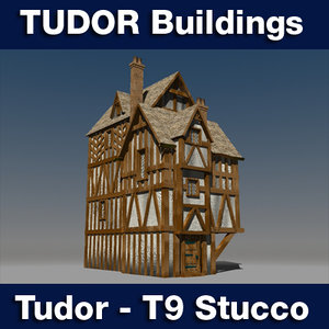 lightwave t9 tudor style medieval building