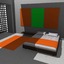 3d model of bed bedroom