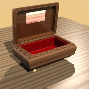3d model jewelry box