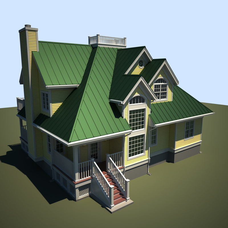 3ds max exterior house