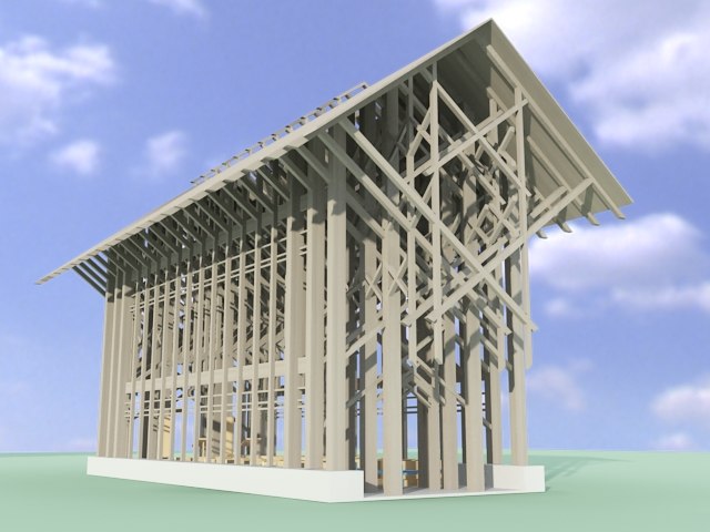 索恩克朗礼拜堂3d模型