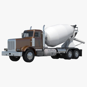 concrete mixer truck 3d max